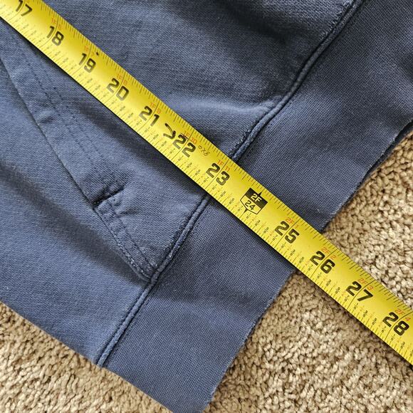 Vtg Nike Silver Grey Tag Center Swoosh Spellout Hoodie Kids XL Women XS Blue Y2K - Picture 8 of 9